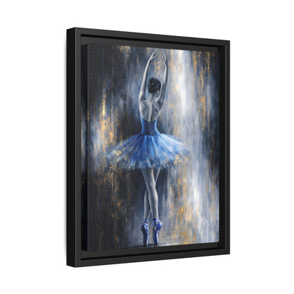 Sapphire Reverie Matte Canvas, Framed (Multi - color) - ZumBuys
