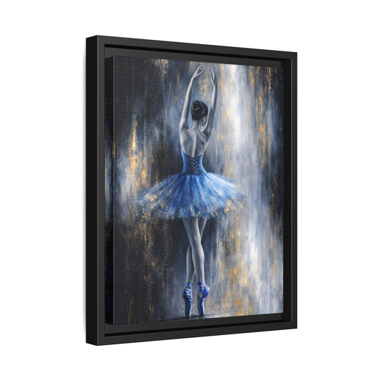 Sapphire Reverie Matte Canvas, Framed (Multi - color) - ZumBuys