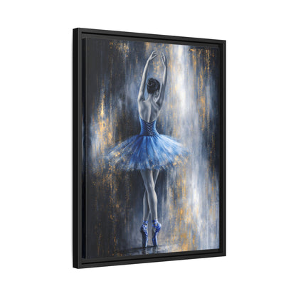 Sapphire Reverie Matte Canvas, Framed (Multi - color) - ZumBuys