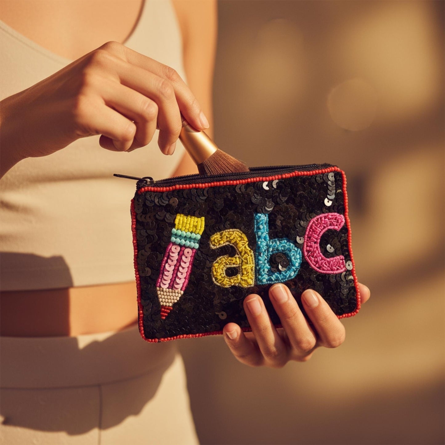 School Themed ABC Coin Bag - ZumBuys