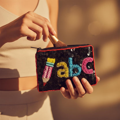 School Themed ABC Coin Bag - ZumBuys
