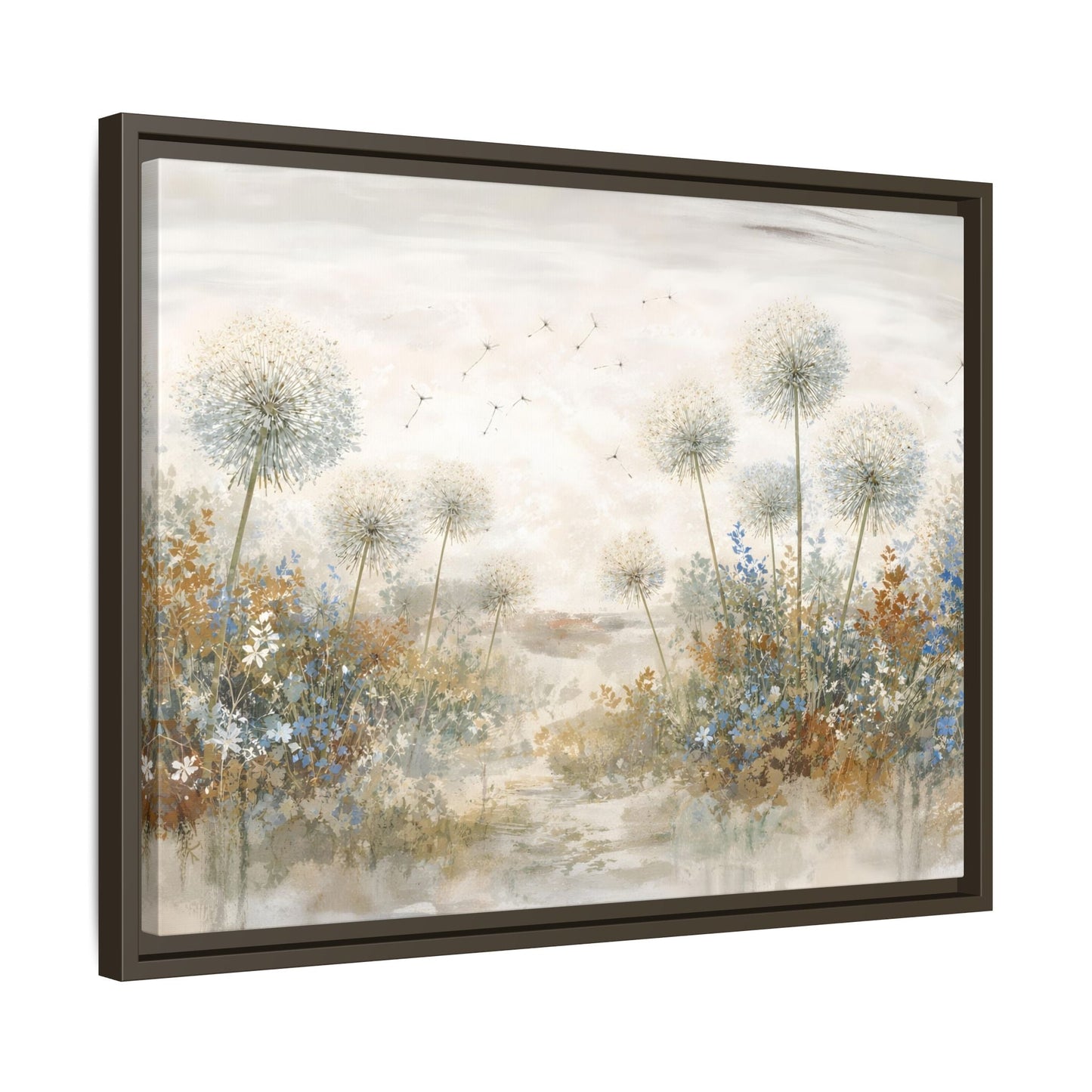 Seeds of Serenity Matte Canvas, Framed (Multi - color) - ZumBuys