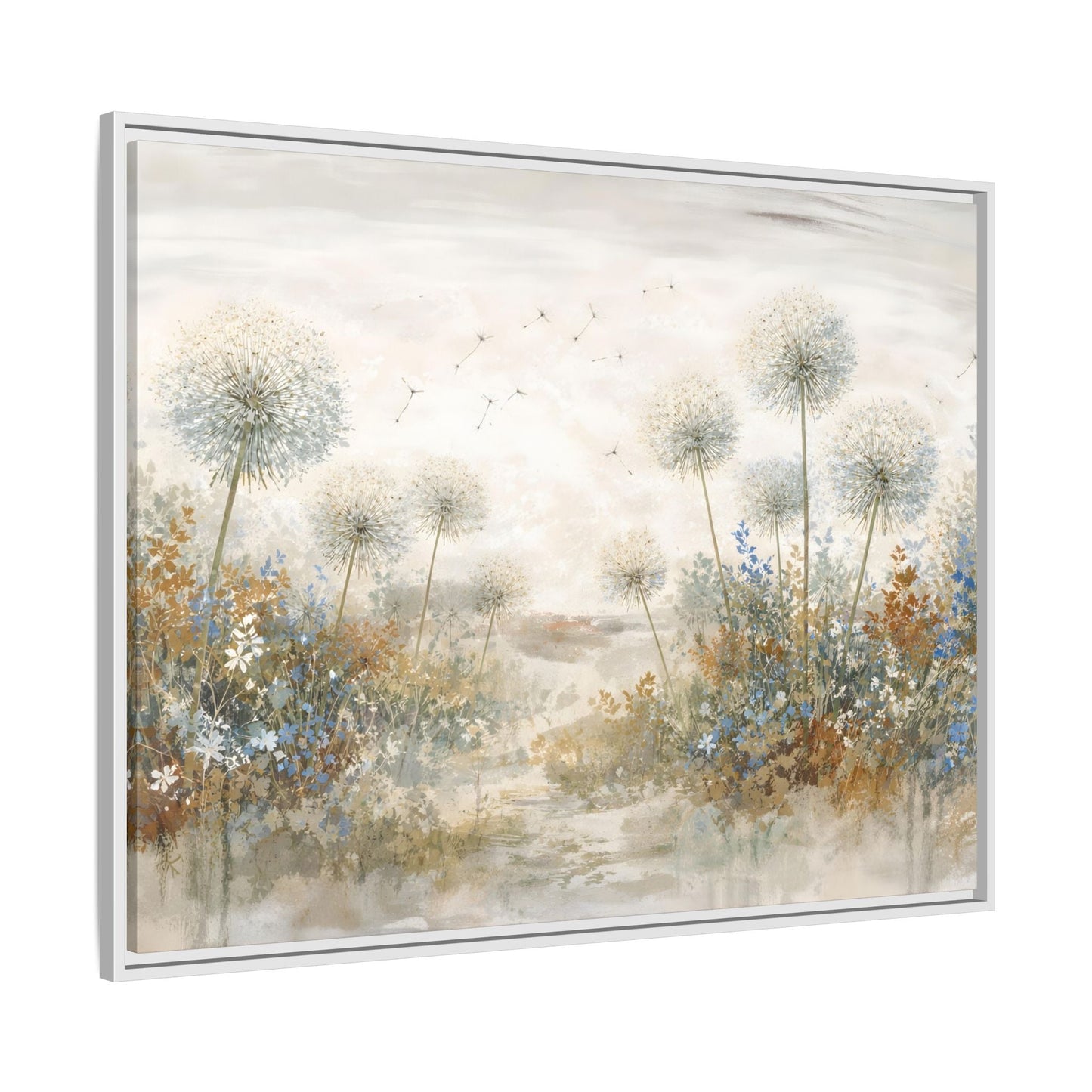 Seeds of Serenity Matte Canvas, Framed (Multi - color) - ZumBuys