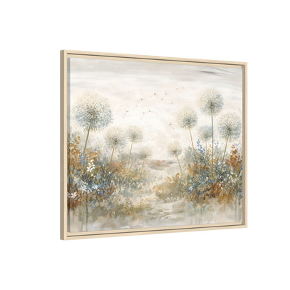 Seeds of Serenity Matte Canvas, Framed (Multi - color) - ZumBuys