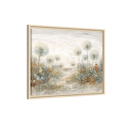Seeds of Serenity Matte Canvas, Framed (Multi - color) - ZumBuys