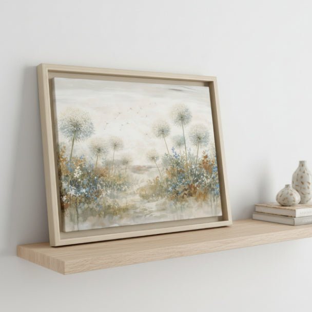 Seeds of Serenity Matte Canvas, Framed (Multi - color) - ZumBuys