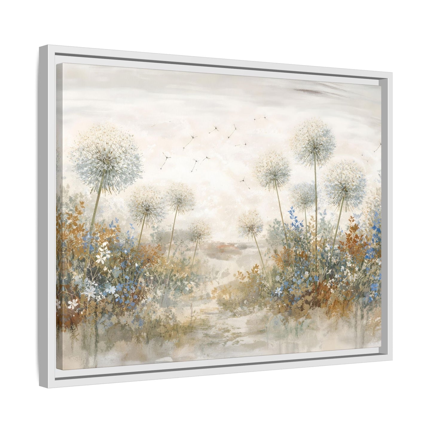 Seeds of Serenity Matte Canvas, Framed (Multi - color) - ZumBuys