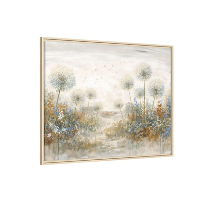 Seeds of Serenity Matte Canvas, Framed (Multi - color) - ZumBuys