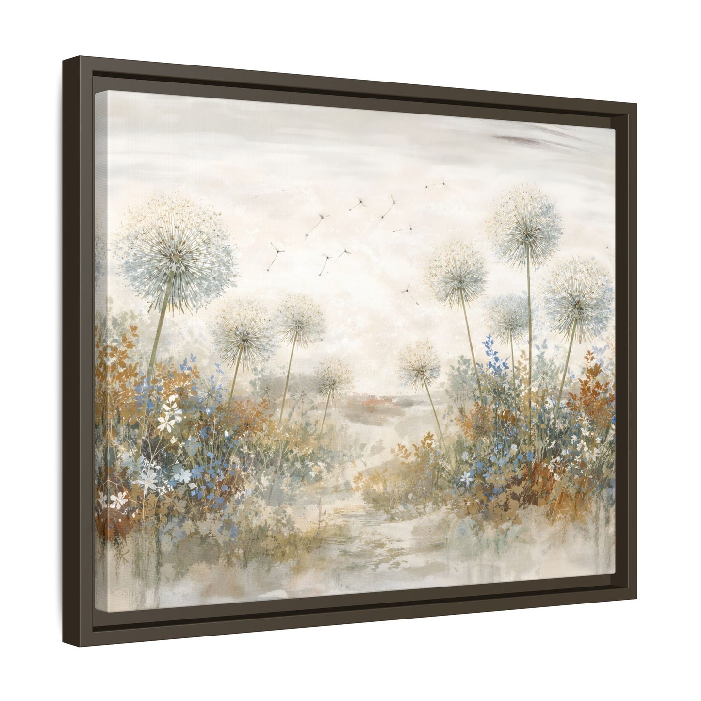 Seeds of Serenity Matte Canvas, Framed (Multi - color) - ZumBuys