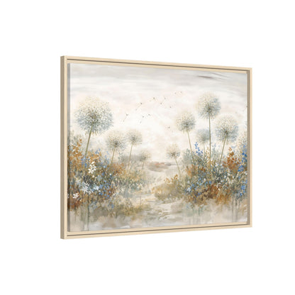 Seeds of Serenity Matte Canvas, Framed (Multi - color) - ZumBuys