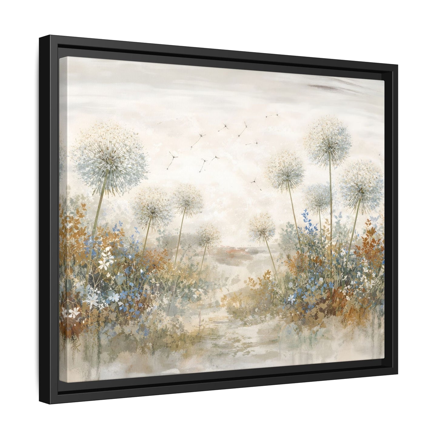 Seeds of Serenity Matte Canvas, Framed (Multi - color) - ZumBuys