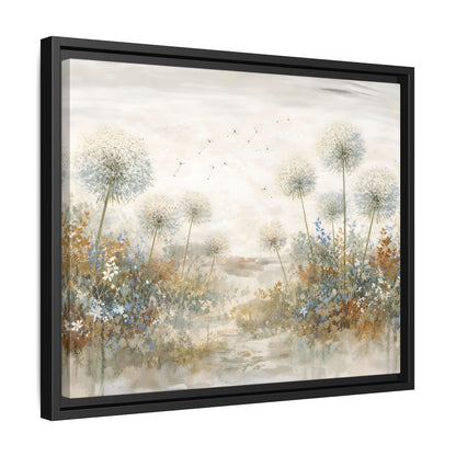 Seeds of Serenity Matte Canvas, Framed (Multi - color) - ZumBuys