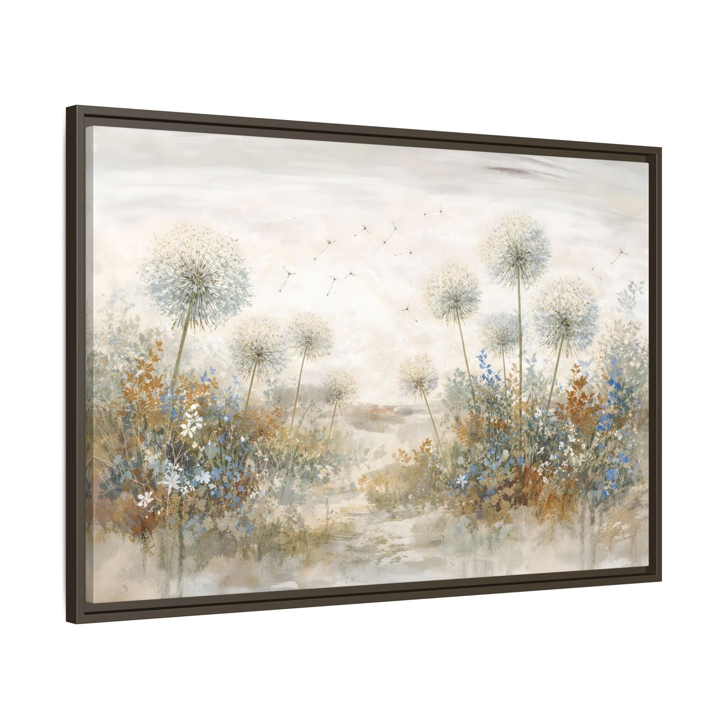 Seeds of Serenity Matte Canvas, Framed (Multi - color) - ZumBuys