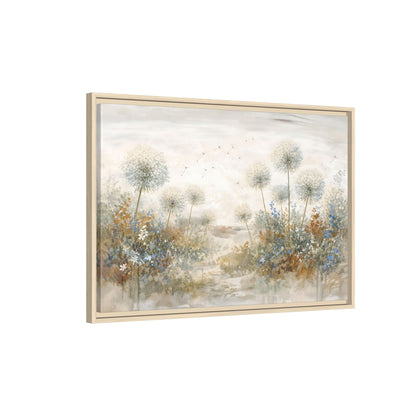 Seeds of Serenity Matte Canvas, Framed (Multi - color) - ZumBuys