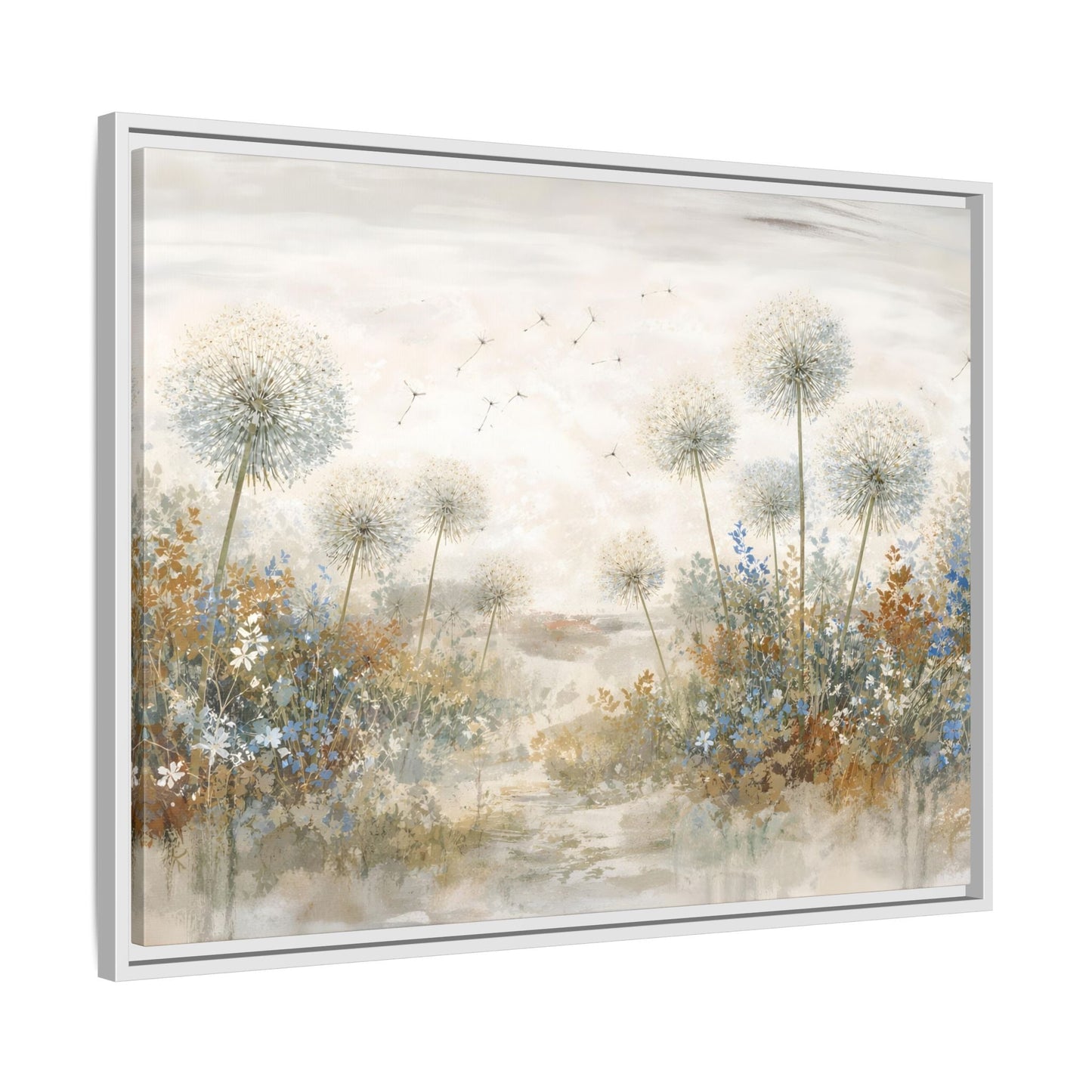 Seeds of Serenity Matte Canvas, Framed (Multi - color) - ZumBuys