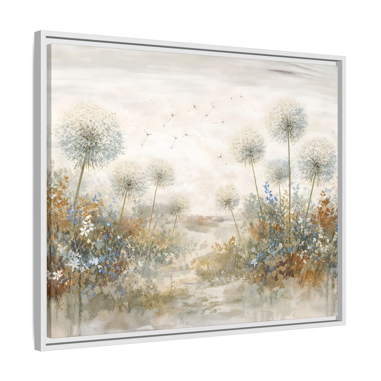 Seeds of Serenity Matte Canvas, Framed (Multi - color) - ZumBuys