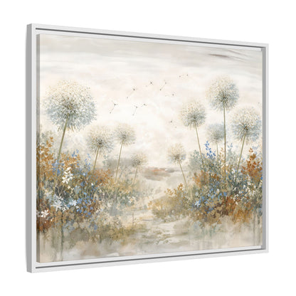 Seeds of Serenity Matte Canvas, Framed (Multi - color) - ZumBuys