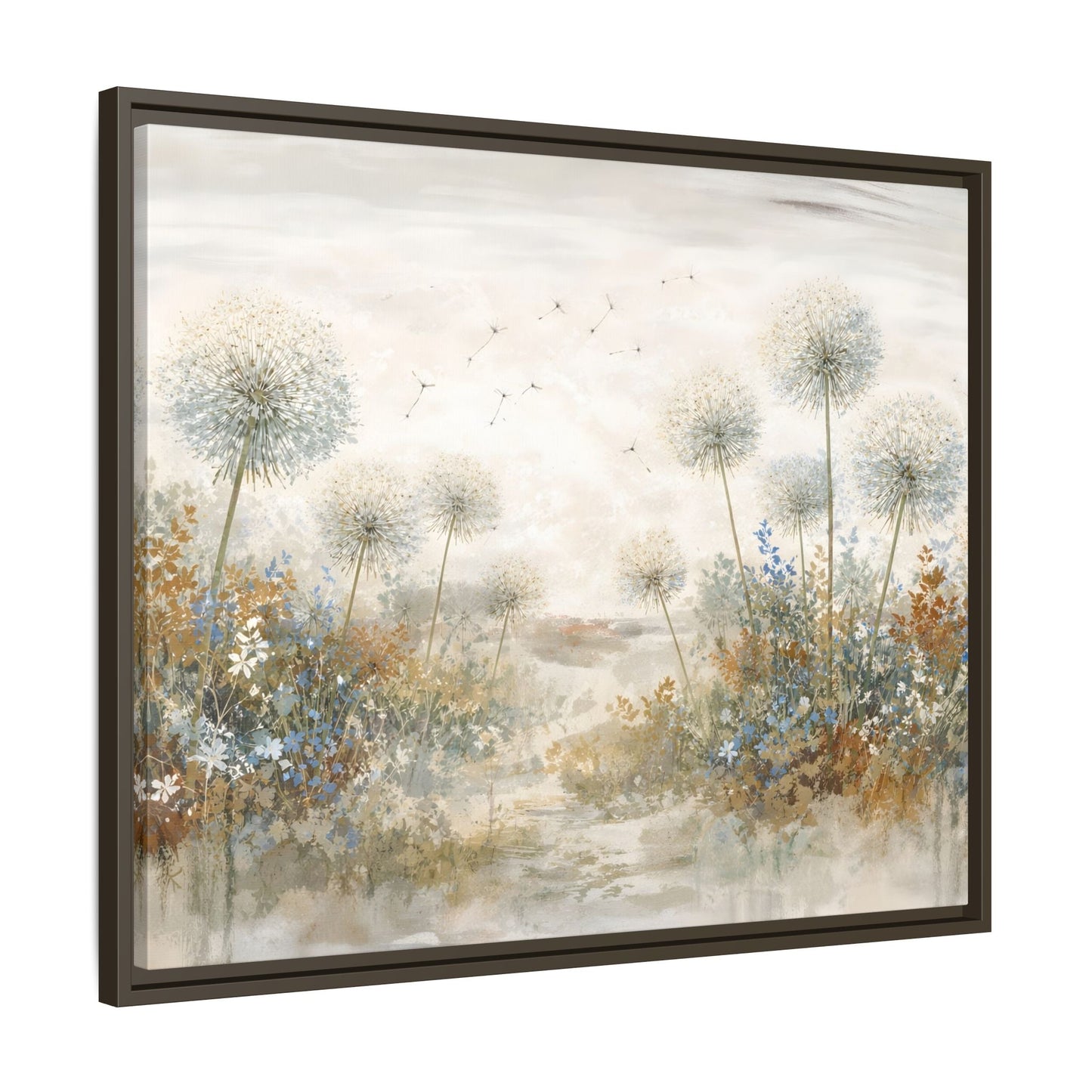 Seeds of Serenity Matte Canvas, Framed (Multi - color) - ZumBuys