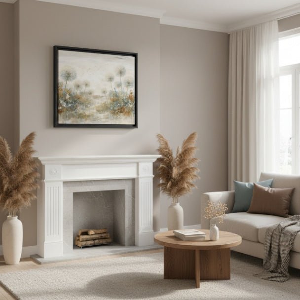 Seeds of Serenity Matte Canvas, Framed (Multi - color) - ZumBuys
