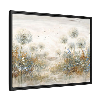 Seeds of Serenity Matte Canvas, Framed (Multi - color) - ZumBuys