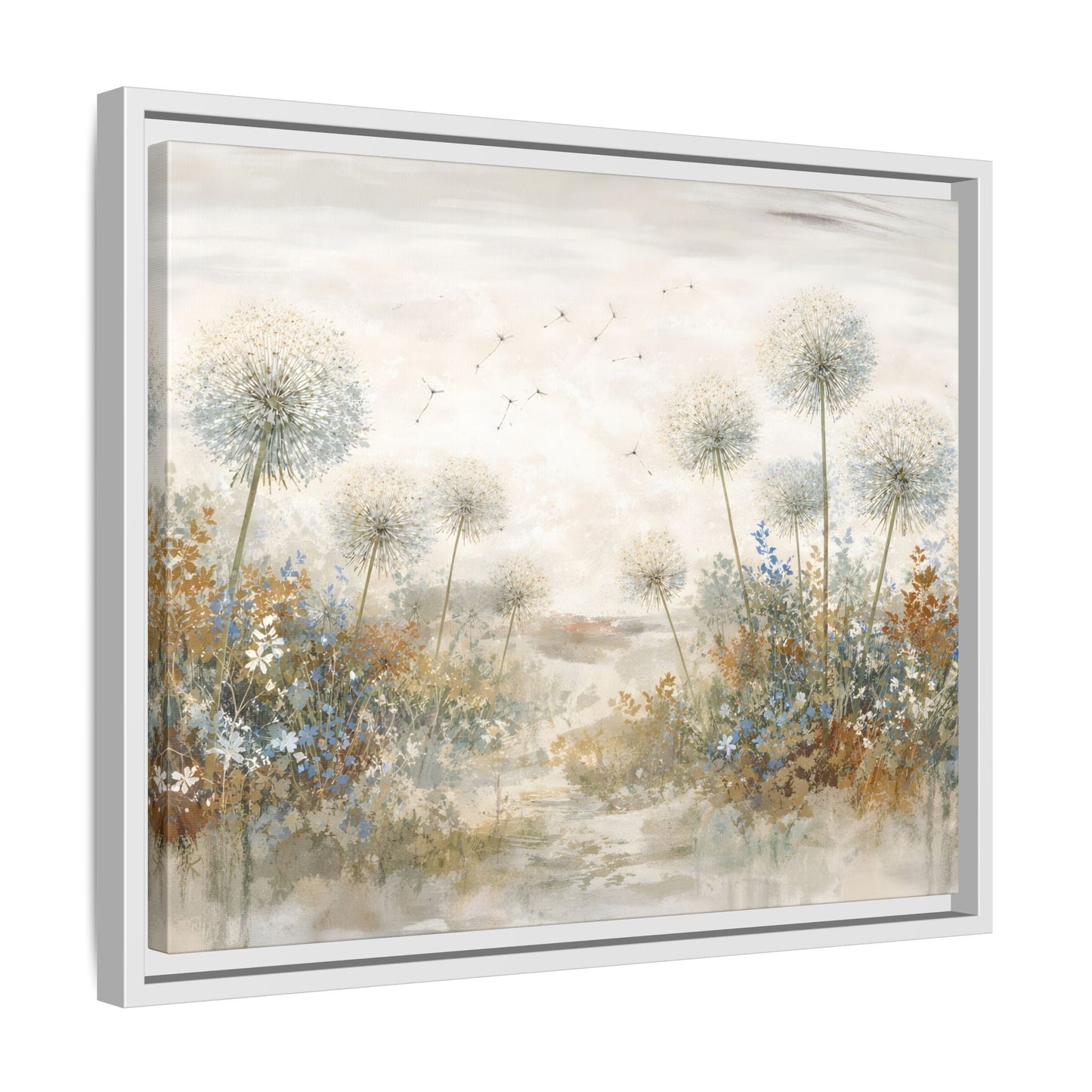 Seeds of Serenity Matte Canvas, Framed (Multi - color) - ZumBuys