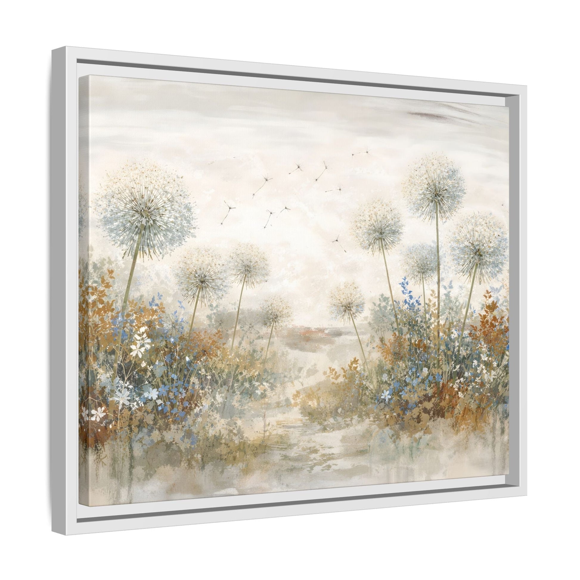 Seeds of Serenity Matte Canvas, Framed (Multi - color) - ZumBuys