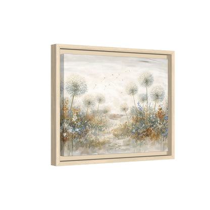 Seeds of Serenity Matte Canvas, Framed (Multi - color) - ZumBuys