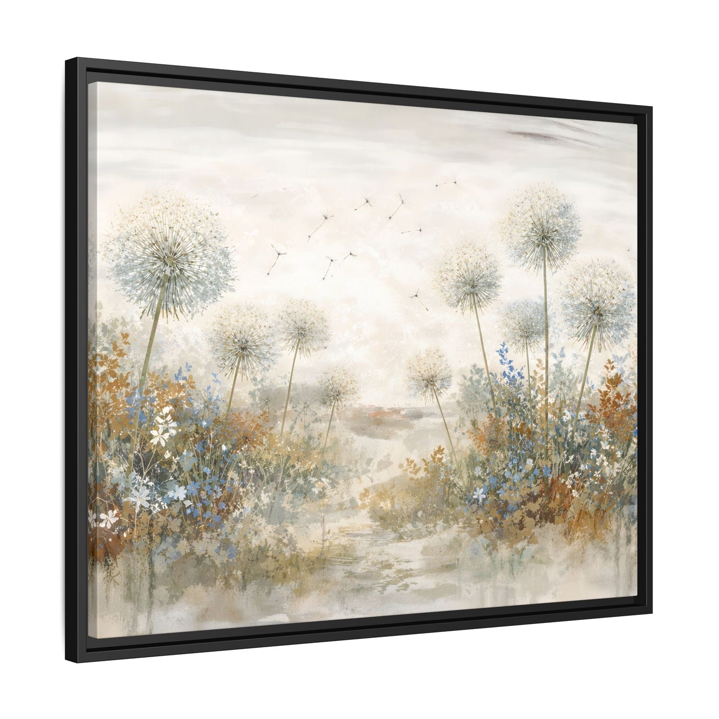 Seeds of Serenity Matte Canvas, Framed (Multi - color) - ZumBuys