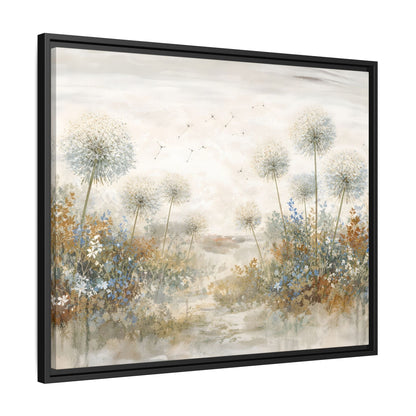 Seeds of Serenity Matte Canvas, Framed (Multi - color) - ZumBuys