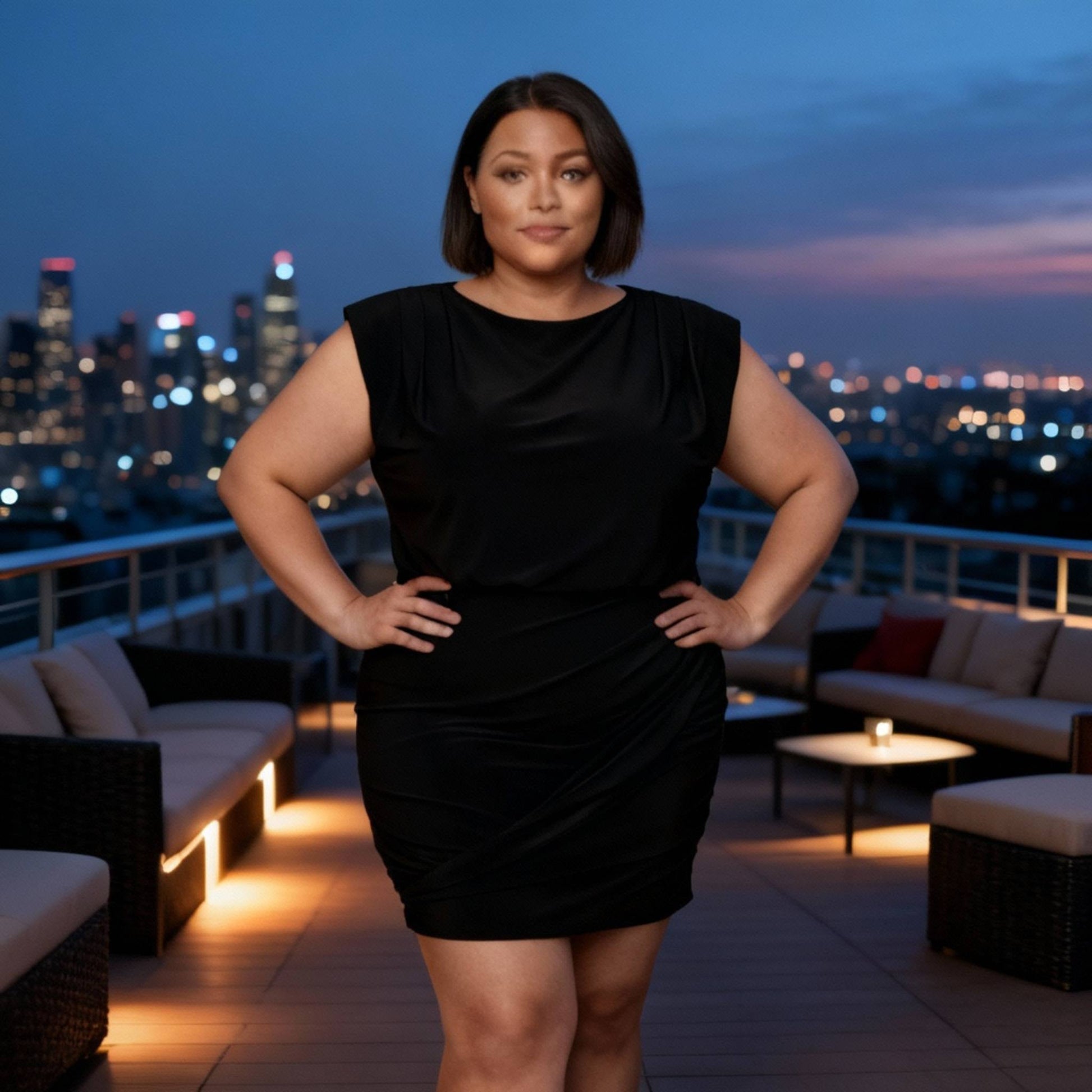 Shirring Detailed Mini Dress - ZumBuys