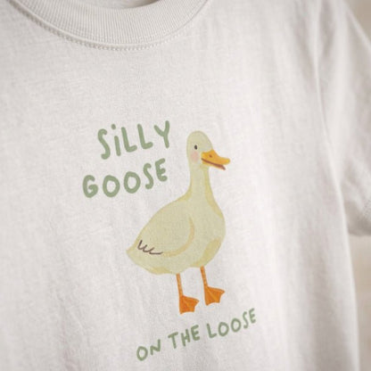 Silly Goose On The Loose Graphic Tee – Cute Funny Women’s T-Shirt - ZumBuys