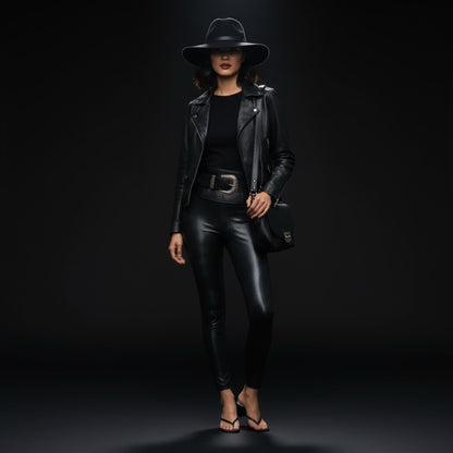 Snake skin print leggings - ZumBuys