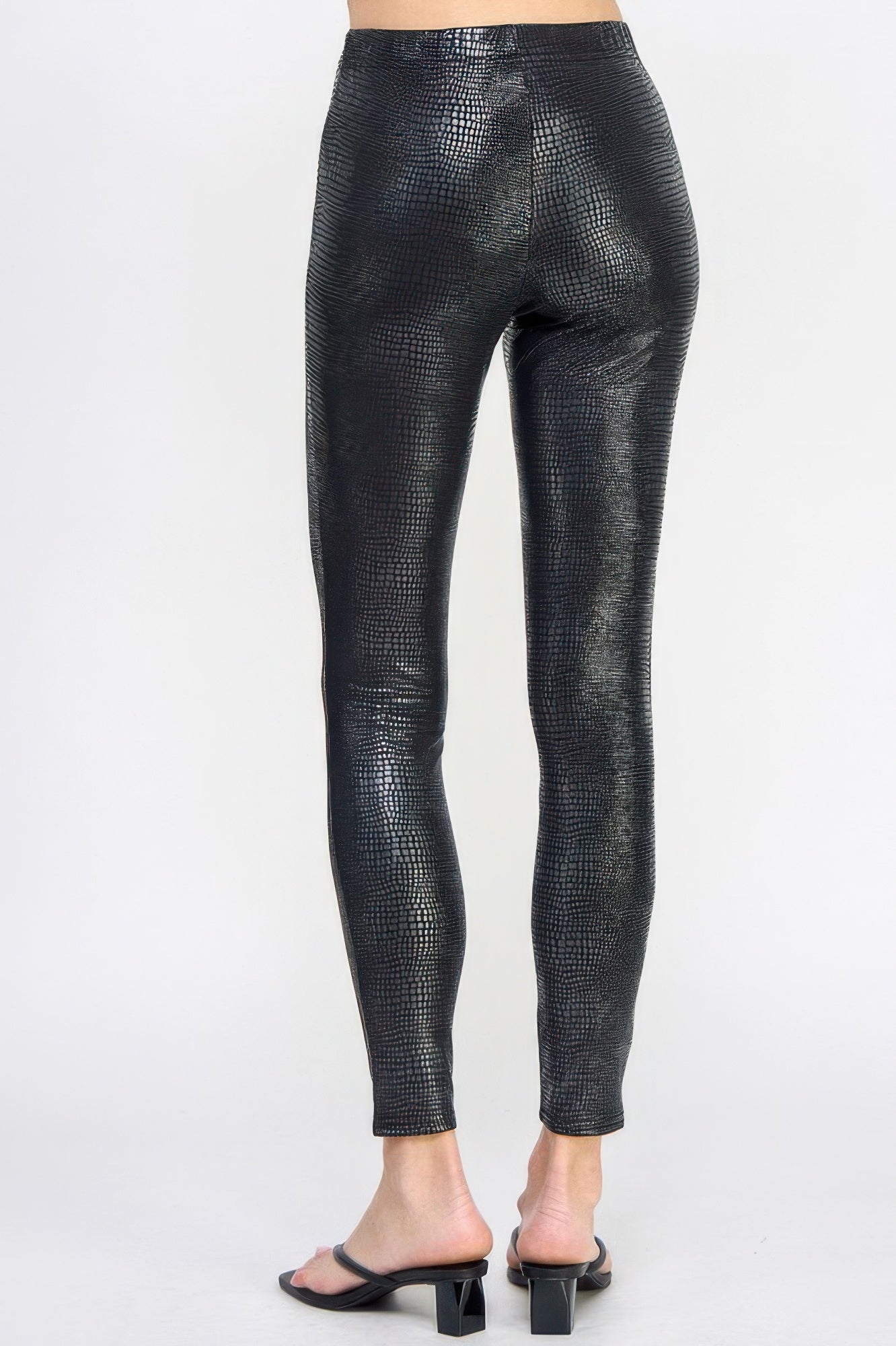 Snake skin print leggings - ZumBuys