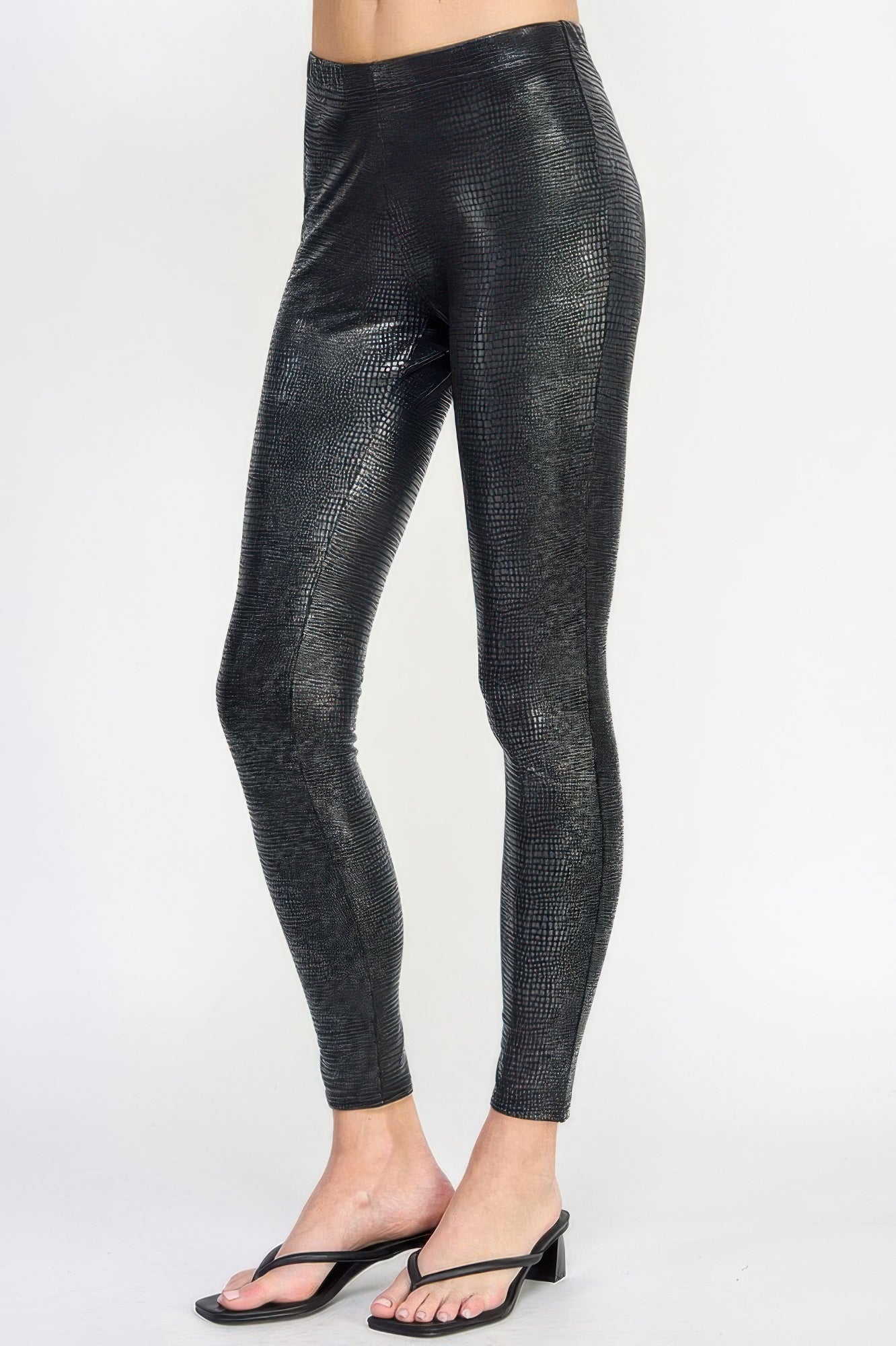 Snake skin print leggings - ZumBuys