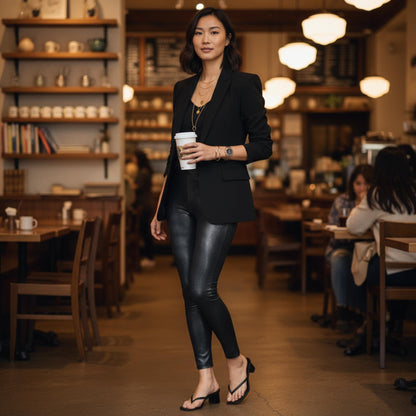 Snake skin print leggings - ZumBuys