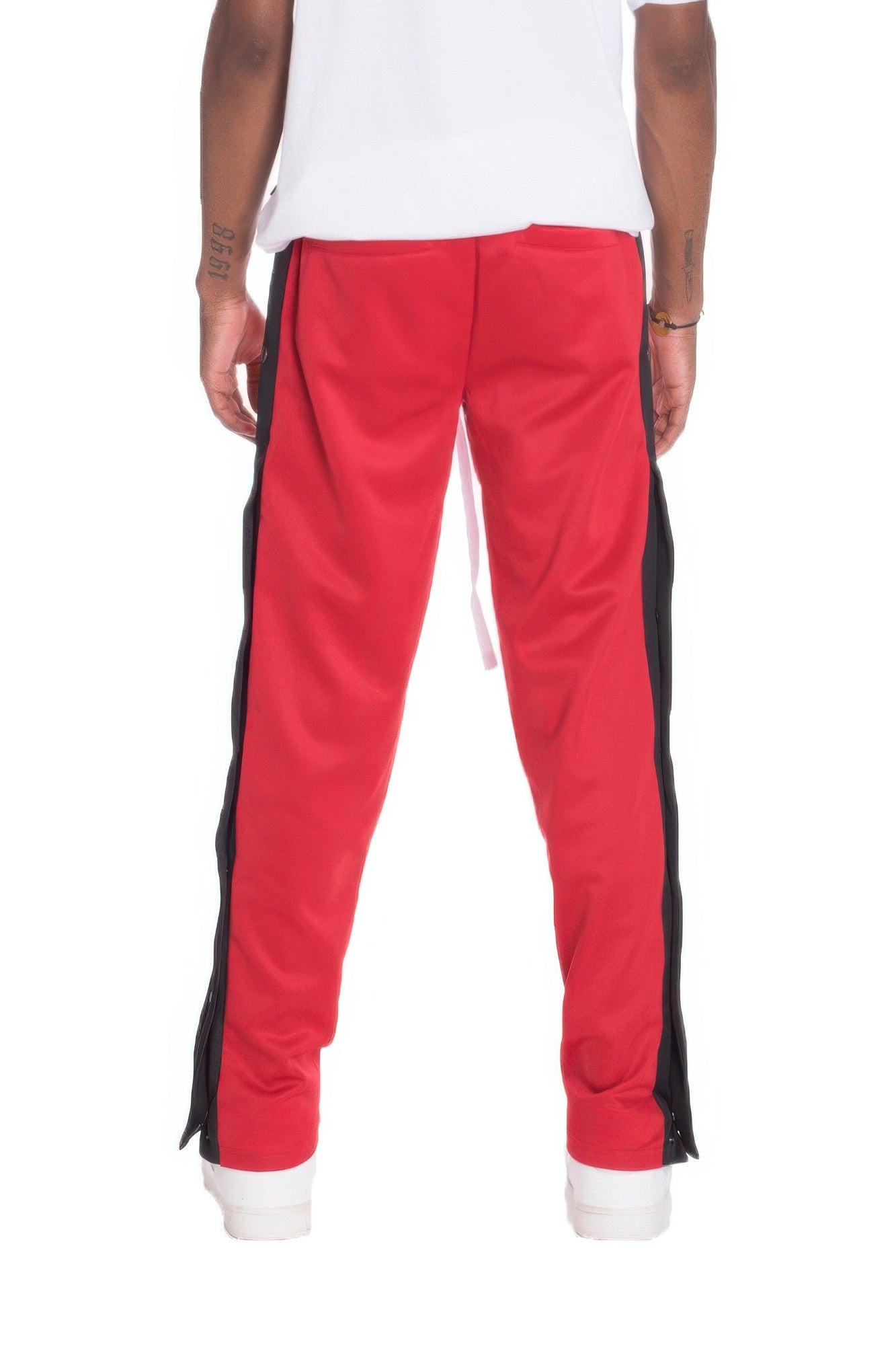 Snap Button Track Pants - ZumBuys