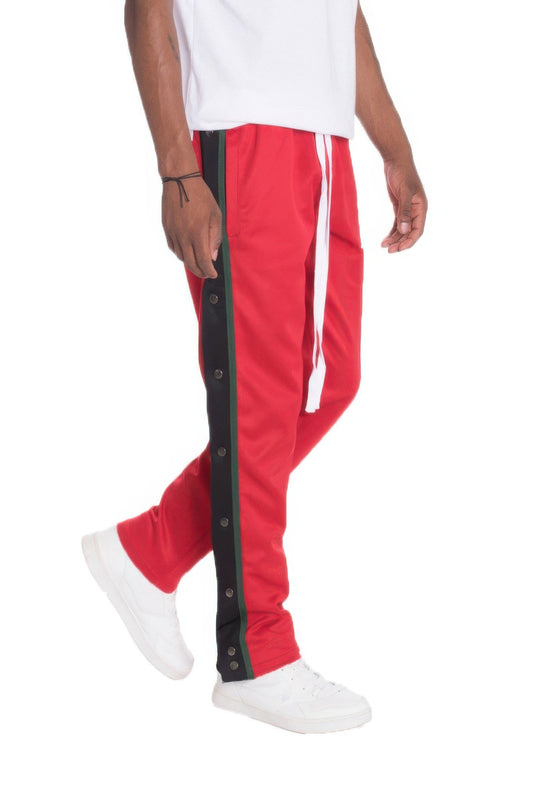 Snap Button Track Pants - ZumBuys