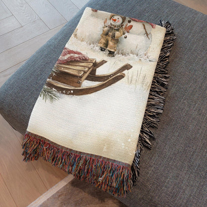 Snowy Times Together Woven Blankets - ZumBuys