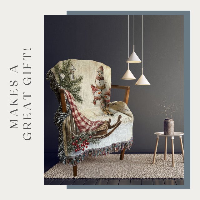 Snowy Times Together Woven Blankets - ZumBuys