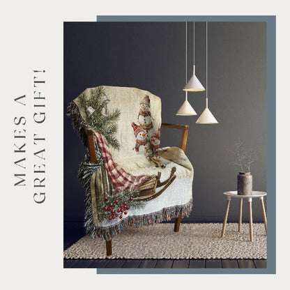 Snowy Times Together Woven Blankets - ZumBuys