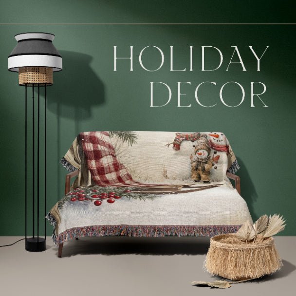 Snowy Times Together Woven Blankets - ZumBuys