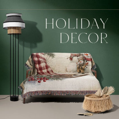 Snowy Times Together Woven Blankets - ZumBuys