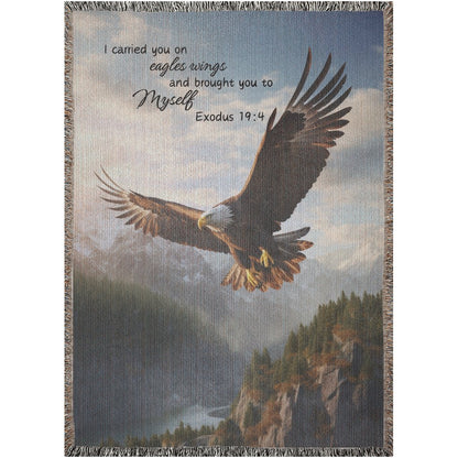 Soar in Faith Woven Blanket - ZumBuys