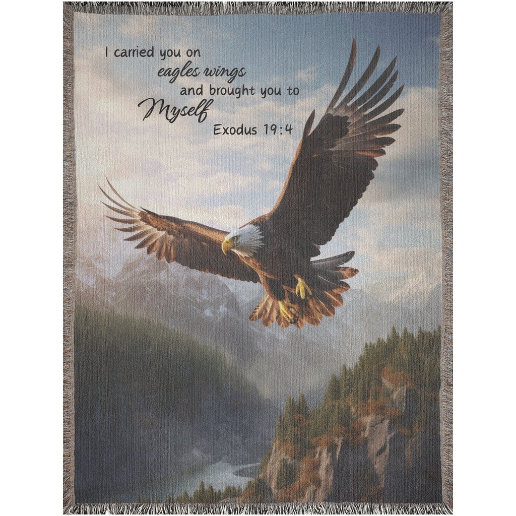 Soar in Faith Woven Blanket - ZumBuys