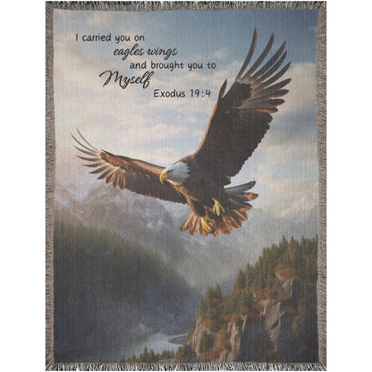 Soar in Faith Woven Blanket - ZumBuys