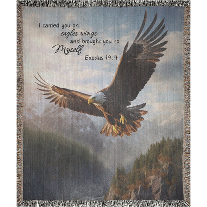 Soar in Faith Woven Blanket - ZumBuys