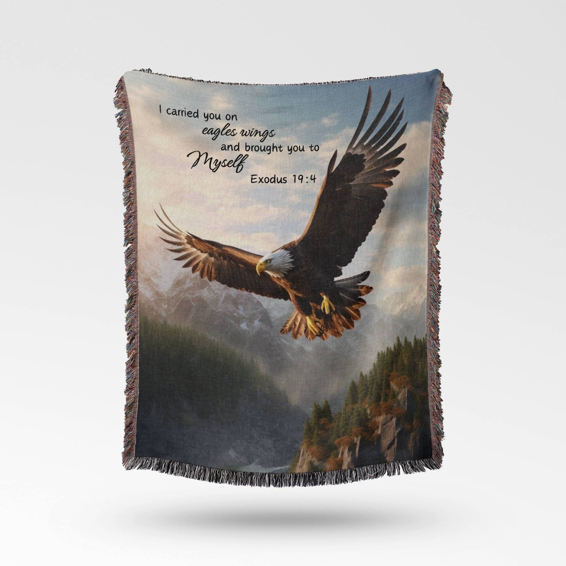 Soar in Faith Woven Blanket - ZumBuys