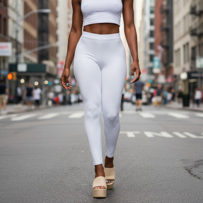 Solid High Waist Legging - ZumBuys