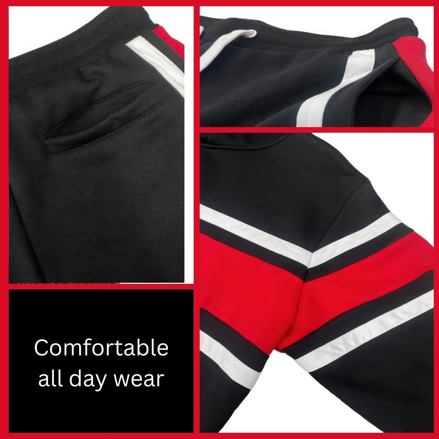 Solid With Three Stripe Pullover Hoodie - ZumBuys