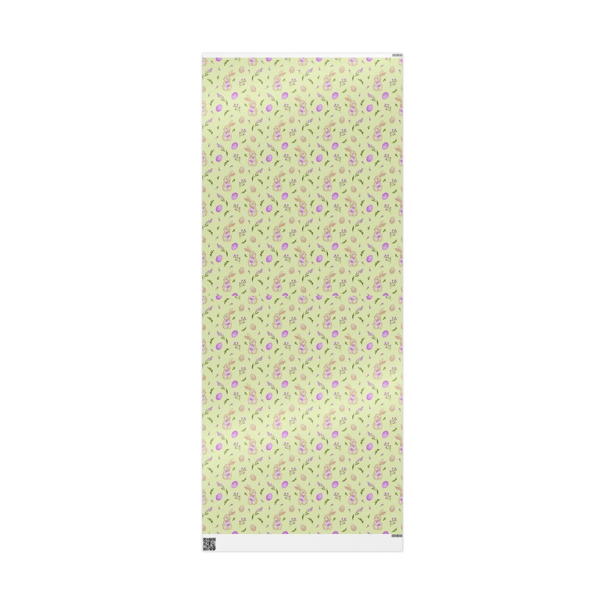 Springtime Bunny Bloom Wrapping Paper Roll - ZumBuys